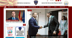 Desktop Screenshot of mvr.gov.mk