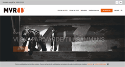 Desktop Screenshot of mvr.se